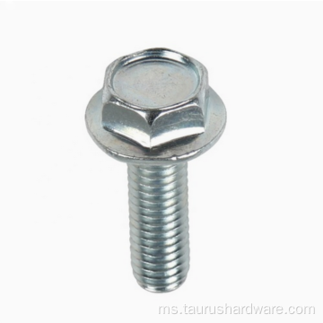 keluli tergalvani hex flange bolt